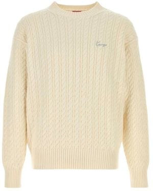 KENZO Round-Neck Knitwear - White