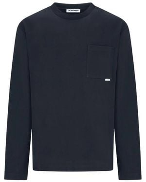 Jil Sander Long Sleeve Tops - Azul