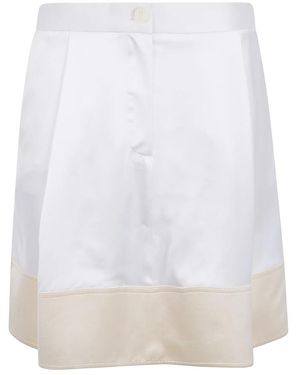 TOTEME Soft Tuxedo Rok - Wit
