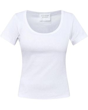 Sisters Point Eike-New Ss T-Shirt - Wit