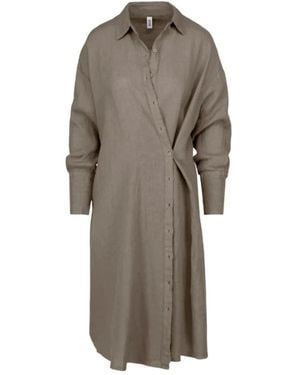 Bomboogie Shirt Dresses - Marron