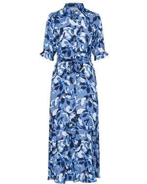 Kaffe Shirt Dress - Blauw