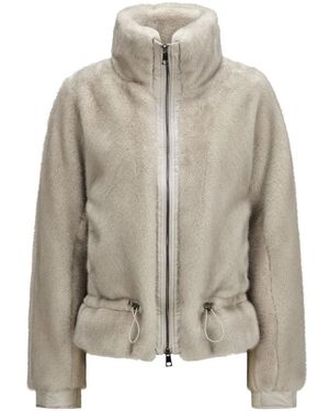 Milestone Nepbont & Shearling Jassen - Grijs