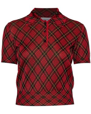 McQueen V-Neck Knitwear - Rojo