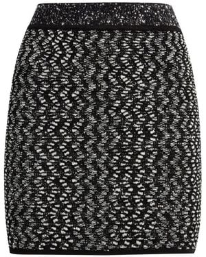Missoni Paillettenbesetzter Strick-Midirock - Schwarz