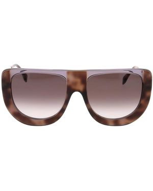 Fendi Lettering Sonnenbrille - Braun