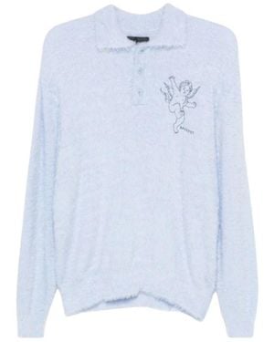 Rassvet (PACCBET) V-Neck Knitwear - Blue