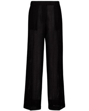 La DoubleJ Cotton Loose Fit Broeken - Zwart