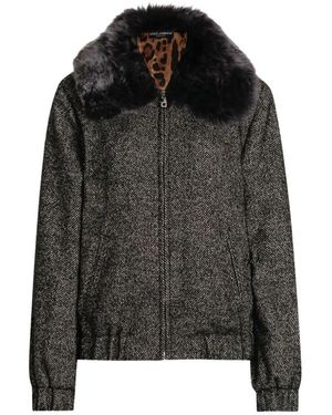 Dolce & Gabbana Bomber Jackets - Black