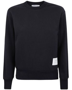 Thom Browne Klassischer Gestreifter Pullover - Blau
