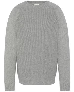 Schott Nyc Rundhals-Strickware - Grau