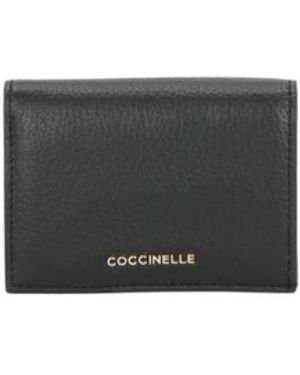 Coccinelle Metallic Soft Kleines Portemonnaie - Grau