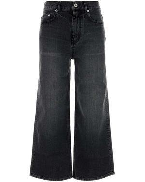 KENZO Wide Jeans - Negro