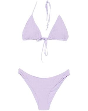 MC2 Saint Barth Badmode ,Paars ,Leah Triangle Bikini Top