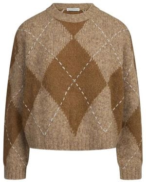 Ballantyne Round-Neck Knitwear - Marron