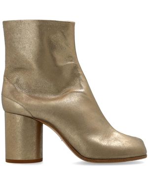 Maison Margiela Schoenen ,Geel ,Leer Tabi Enkellaarsjes - Bruin