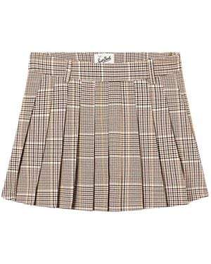 MC2 Saint Barth Rokken ,Polyester Blay Mini Rok - Bruin