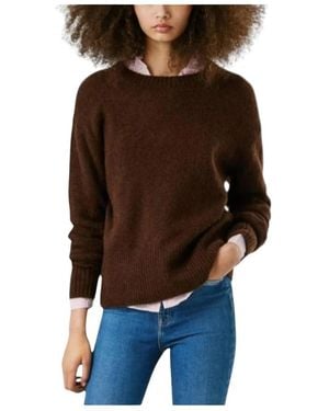 Pepe Jeans Round-Neck Knitwear - Brown