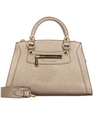 Manila Grace Elegante Und Vielseitige Damenhandtasche - Natur