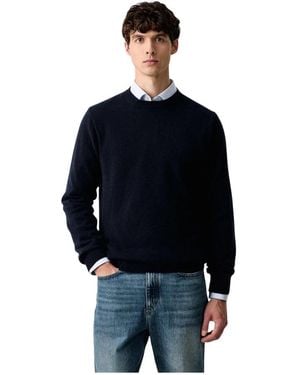 Lindbergh Strickpullover Mit Rundhalsausschnitt - Schwarz