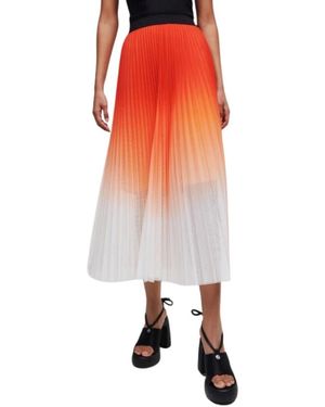 KARL LAGERFELD Midi Skirts - Orange