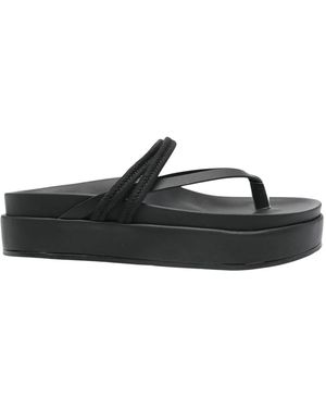Ancient Greek Sandals Flip Flops - Black