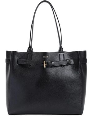 Tom Ford Audrey Medium Tote - Zwart