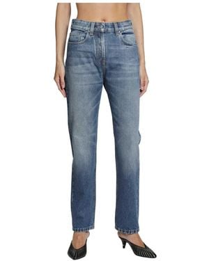 Versace Straight Jeans - Azul
