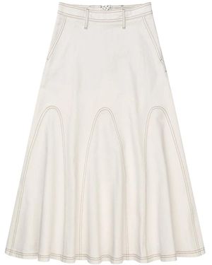 Munthe Midi Skirts - White