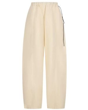 Haikure Wide Trousers - Natural