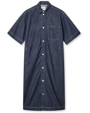 Mads Nørgaard Shirt Dresses - Blu