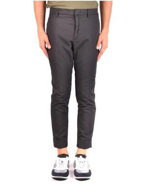 Paolo Pecora Slim-Fit Trousers - Grijs