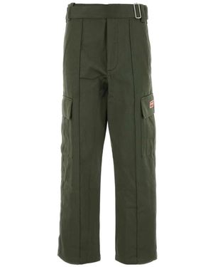 KENZO Wide Trousers - Groen