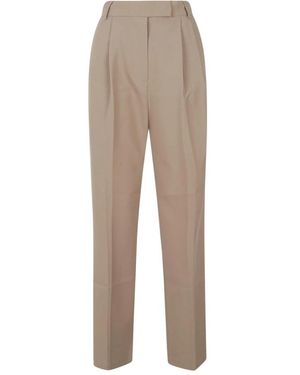 Frankie Shop Wide Trousers - Natural