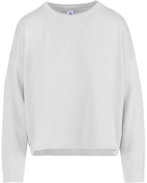 Bomboogie Trui Met Ronde Hals - Wit