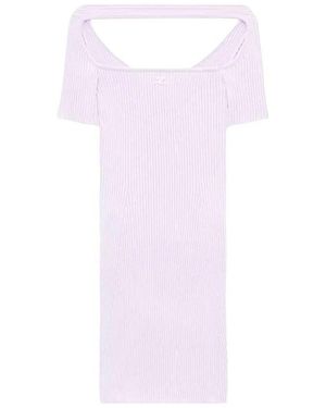 Courreges Rosa minikleid hyperbel - Lila