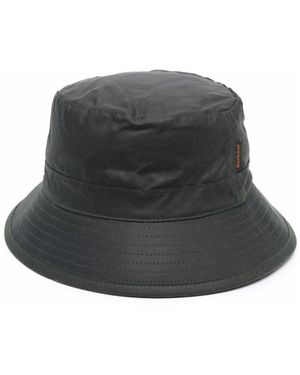 Barbour Gewachster Bucket Hat - Grau
