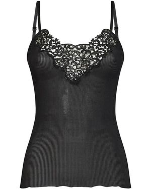 Saint Laurent Sleeveless Tops - Black