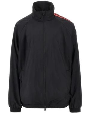 Y-3 Jassen ,Zwart ,Nylon Gradient 3-Stripes Nylon Track Top