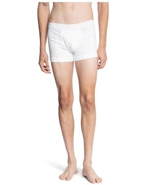 Tom Ford Weiße Baumwoll-Boxershorts Mit Logo-Bund