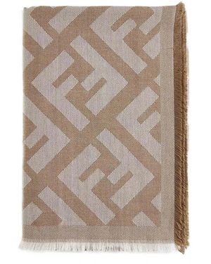 Fendi Winter Scarves - Brown