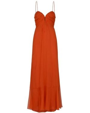 Raquel Diniz Korallrote Samba-Kleid - Orange