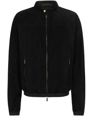 Moorer Leather Jackets - Black