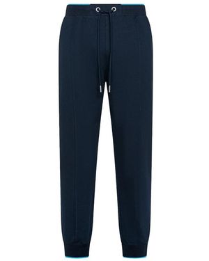 Sun 68 Small Stripes Sweatpants - Blauw