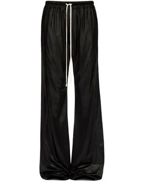 Rick Owens Wide Trousers - Negro