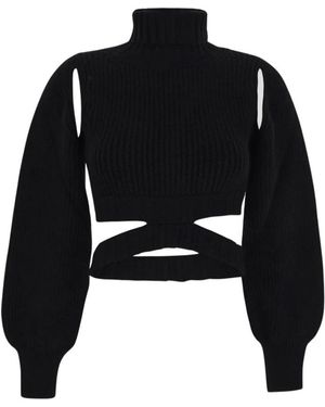 ANDREA ADAMO Turtlenecks - Schwarz