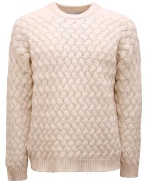 Amaranto Round-Neck Knitwear - Neutro