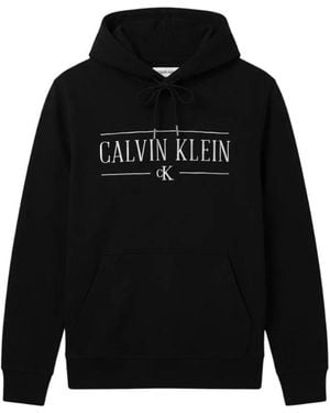 Calvin Klein Hoodies & Sweatvesten ,Zwart ,Hoodie
