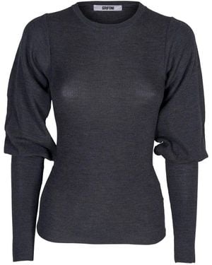 Grifoni Round-Neck Knitwear - Azul