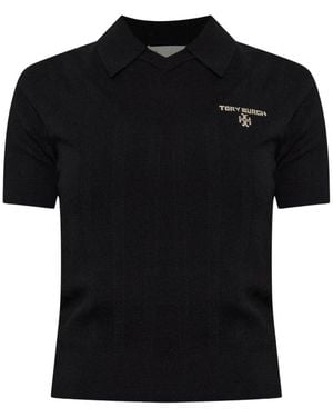 Tory Burch Polo Shirts - Negro